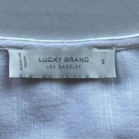 Lucky Brand Short Sleeve Wrap Elegant Top Women size Small - Picture 6 of 11